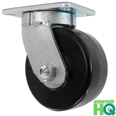 Casterhq 10"x3" Kingpinless Heavy Duty Swivel Caster, Phenolic Wheel, 2,900 CB-10SCPH103